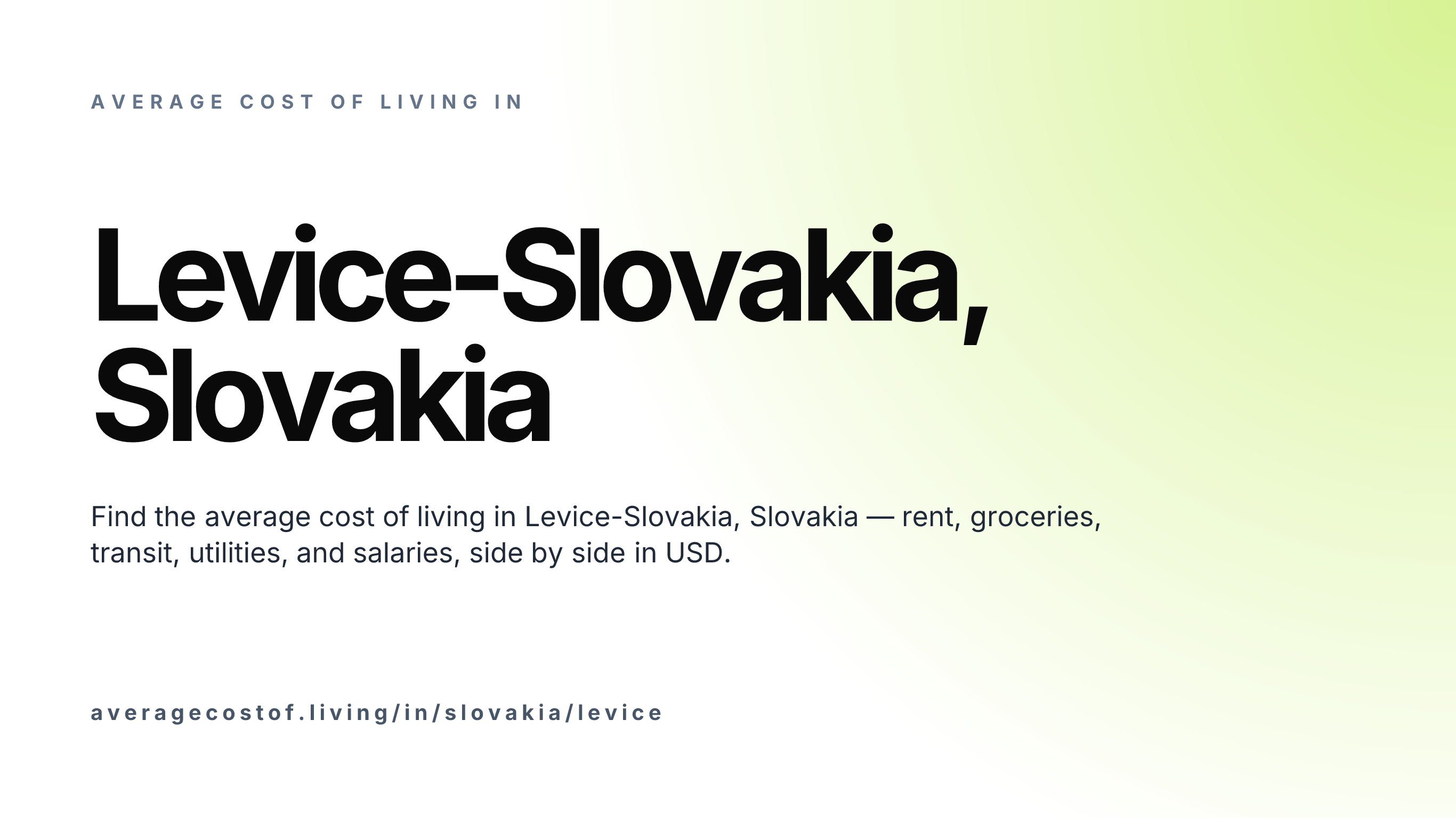Cost of living in Levice-Slovakia, Slovakia — monthly rent, food, transport, utilities, and salary breakdown in USD.
